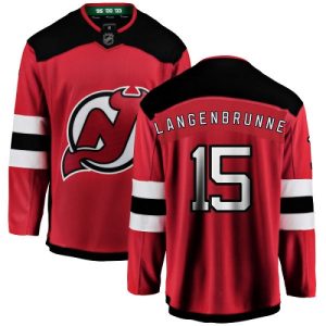 Kinder New Jersey Devils Eishockey Trikot Jamie Langenbrunner #15 Breakaway Rot Fanatics Branded Heim